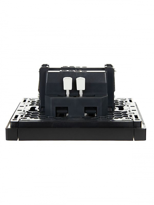 Выключатель проходной 1-кл. СП FORTE&PIANO 10А FP104 с индикацией черн. IEK FP-V12-1-10-1-K02 FP-V12-1-10-1-K02