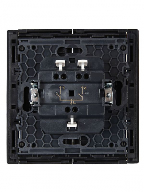 Выключатель 2-кл. СП FORTE&PIANO 10А FP105 черн. IEK FP-V20-0-10-1-K02 FP-V20-0-10-1-K02