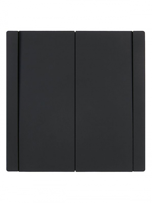 Выключатель проходной 2-кл. СП FORTE&PIANO 10А FP107 черн. IEK FP-V22-0-10-1-K02 FP-V22-0-10-1-K02