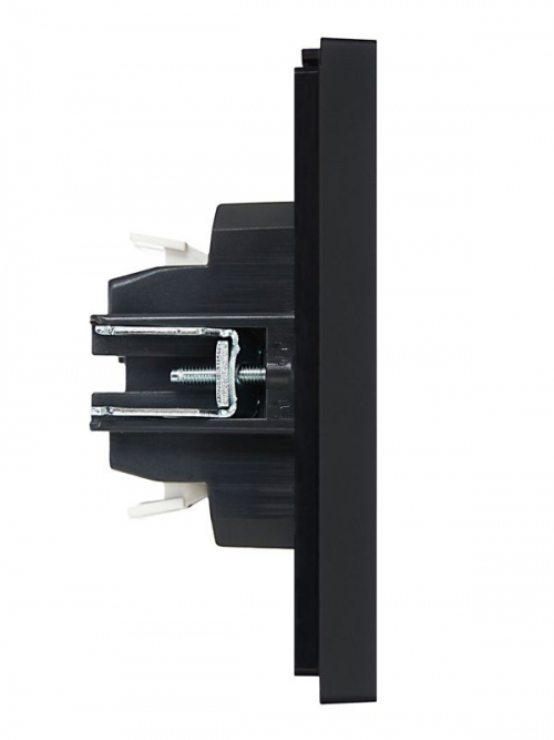 Выключатель проходной 2-кл. СП FORTE&PIANO 10А FP107 черн. IEK FP-V22-0-10-1-K02 FP-V22-0-10-1-K02