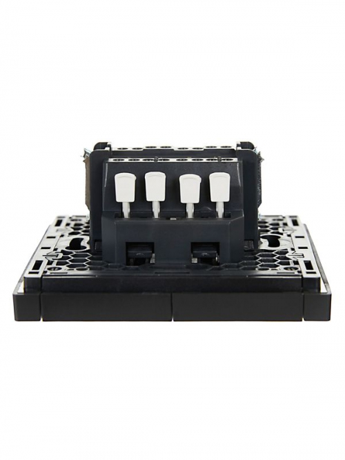 Выключатель проходной 2-кл. СП FORTE&PIANO 10А FP107 черн. IEK FP-V22-0-10-1-K02 FP-V22-0-10-1-K02