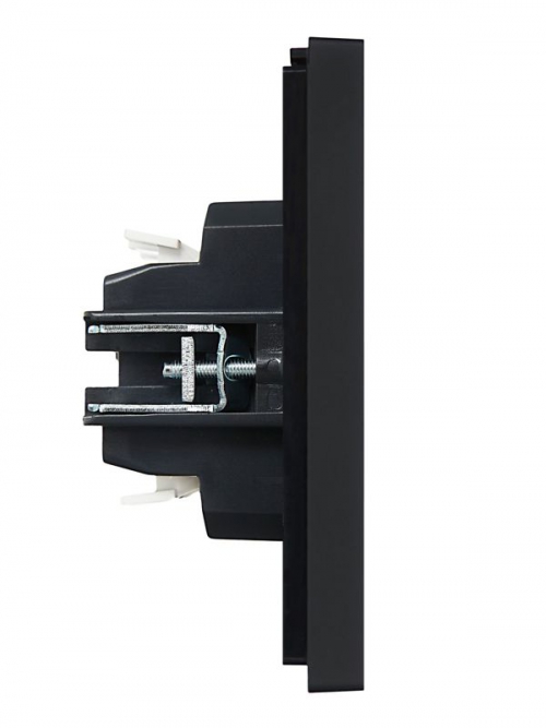 Выключатель проходной 2-кл. СП FORTE&PIANO 10А FP108 с индикацией черн. IEK FP-V22-1-10-1-K02 FP-V22-1-10-1-K02