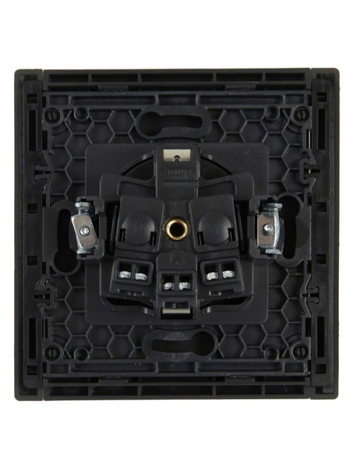 Розетка СП FORTE&PIANO FP316 16А с заземл. без защ. шторок винт. крепл. сер. IEK FP-R11-16-K03 FP-R11-16-K03