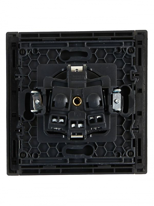 Розетка СП FORTE&PIANO FP315 16А с заземл. защ. шторки винт. крепл. сер. IEK FP-R14-16-K03 FP-R14-16-K03