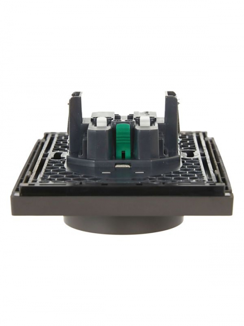 Розетка 2-м СП FORTE&PIANO FP324 16А с заземл. без защ. шторок безвинт. крепл. сер. IEK FP-R21-16-1-K03 FP-R21-16-1-K03