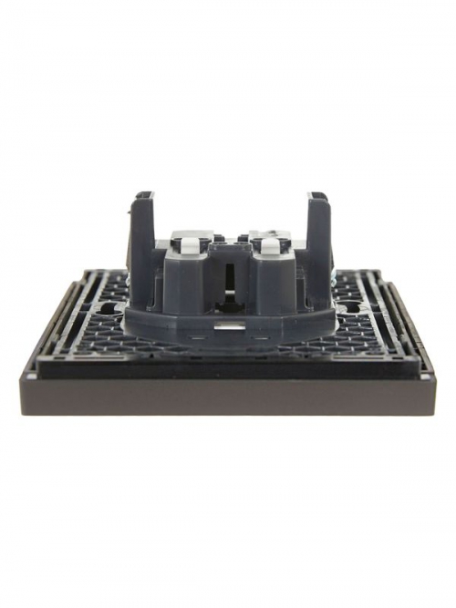 Розетка 2-м СП FORTE&PIANO FP326 10А без заземл. без защ. шторок безвинт. крепл. сер. IEK FP-R20-10-1-K03 FP-R20-10-1-K03