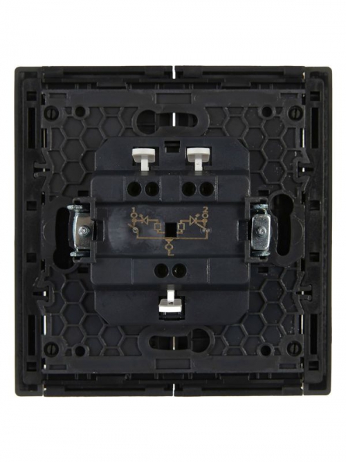 Выключатель 2-кл. СП FORTE&PIANO 10А FP306 с индикацией сер. IEK FP-V20-1-10-1-K03 FP-V20-1-10-1-K03