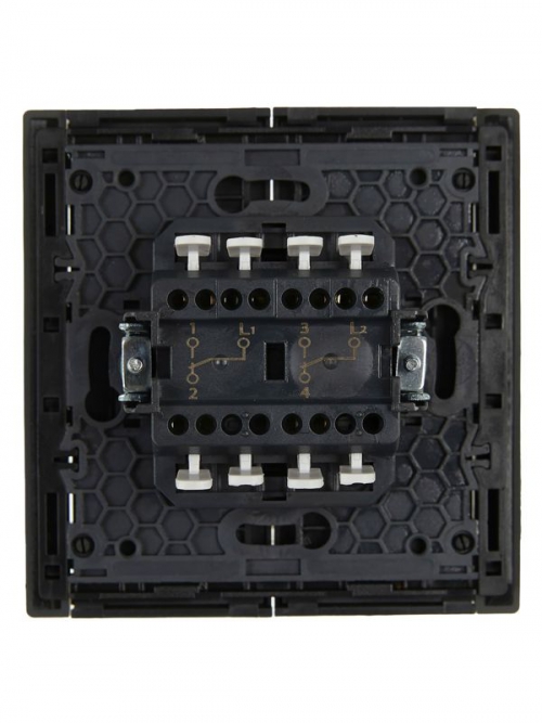 Выключатель проходной 2-кл. СП FORTE&PIANO 10А FP307 сер. IEK FP-V22-0-10-1-K03 FP-V22-0-10-1-K03