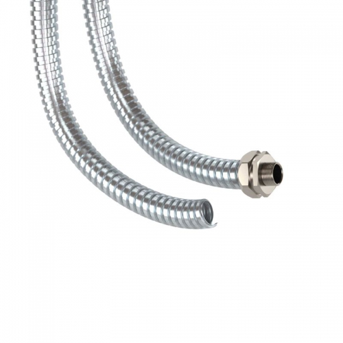 Металлорукав DN d12мм Dвн.12мм Dнар.15мм без протяжки оцинк. сталь (уп.50м) DKC 667R1215 667R1215