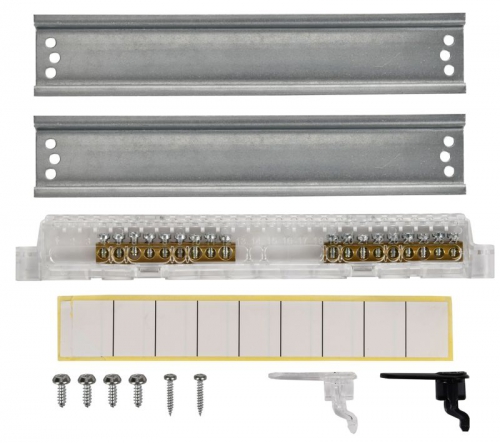 Корпус пластиковый ЩРВ-П-18 IP41 черн. прозр. дверь UNION Compact IEK UIC-KP12-V-18-41-K01 UIC-KP12-V-18-41-K01