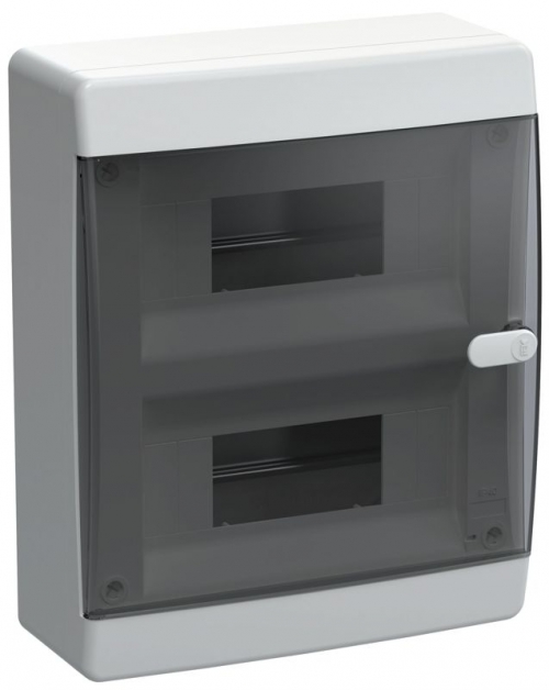 Корпус пластиковый ЩРН-П-18 IP41 черн. прозр. дверь UNION Compact IEK UIC-KP12-N-18-41-K01 UIC-KP12-N-18-41-K01
