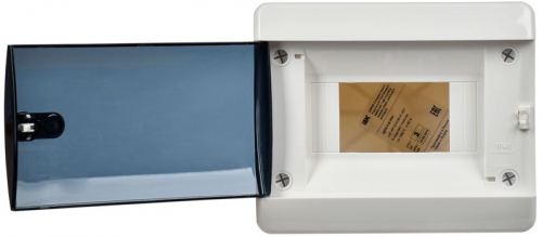 Корпус пластиковый ЩРН-П-6 IP41 черн. прозр. дверь UNION Compact IEK UIC-KP12-N-06-41-K01 UIC-KP12-N-06-41-K01