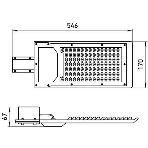 Светильник SPP-503-0-50K-150 150Вт 5000К 15000лм IP65 уличный КСС 