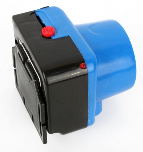 Фонарь аккумуляторный налобный LED5375 LED 0.4Вт 2 режима 220В пластик. голуб. (бокс) Ultraflash 14252 14252