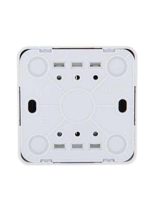 Выключатель 2-кл. 1п ОП Viola 10А IP20 бел. LEZARD 751-0200-101 751-0200-101