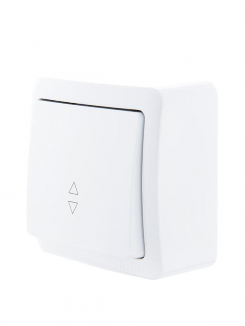 Переключатель проходной 1-кл. 1п ОП Viola 10А IP20 бел. LEZARD 751-0200-105 751-0200-105