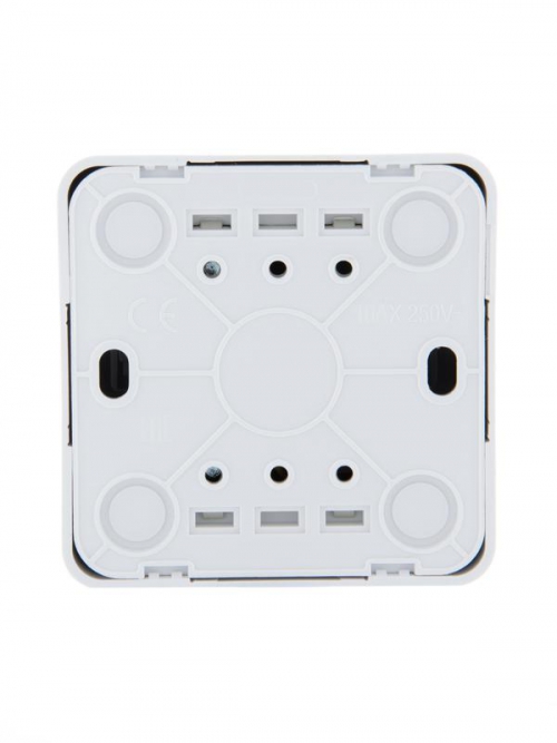 Выключатель 1-кл. 1п ОП Viola 10А IP20 с подсветкой бел. LEZARD 751-0200-111 751-0200-111