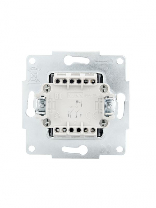 Выключатель 2-кл. СП Vesna механизм крем. LEZARD 742-0388-101 742-0388-101