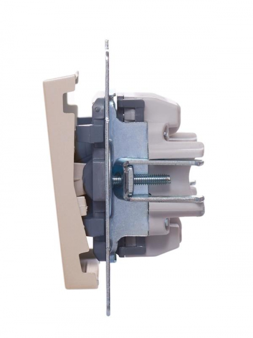 Выключатель 1-кл. СП Vesna с индикацией механизм крем. LEZARD 742-0388-111 742-0388-111