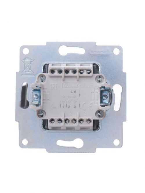 Выключатель 3-кл. СП Vesna механизм крем. LEZARD 742-0388-109 742-0388-109