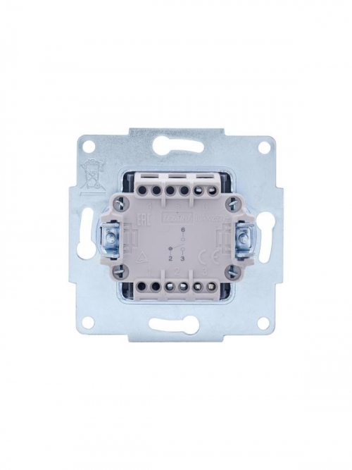 Переключатель проходной 1-кл. СП Vesna механизм крем. LEZARD 742-0388-105 742-0388-105