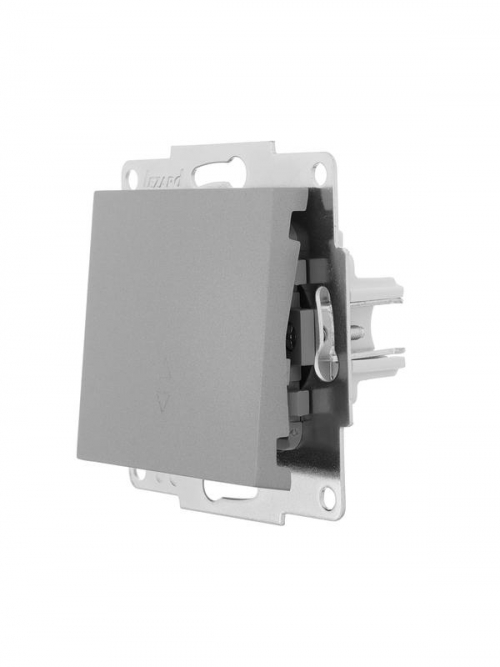 Переключатель проходной 1-кл. СП Vesna механизм платина LEZARD 742-3588-105 742-3588-105