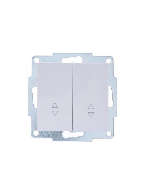 Переключатель проходной 2-кл. СП Vesna механизм бел. LEZARD 742-0288-106 742-0288-106