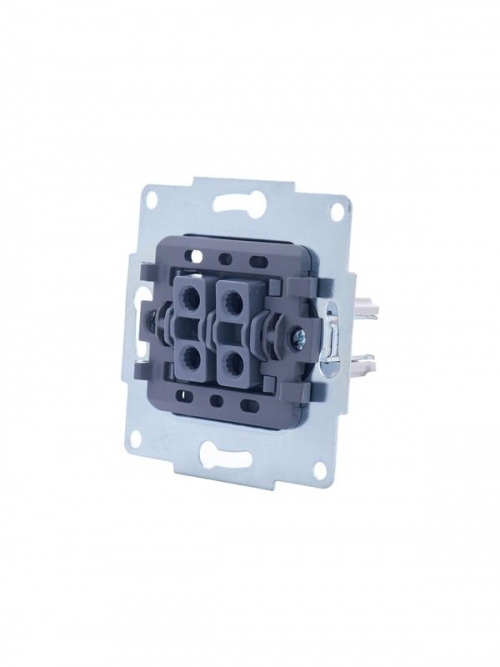 Переключатель проходной 2-кл. СП Vesna механизм бел. LEZARD 742-0288-106 742-0288-106