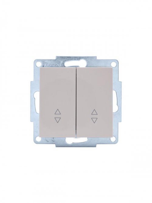 Переключатель проходной 2-кл. СП Vesna механизм крем. LEZARD 742-0388-106 742-0388-106