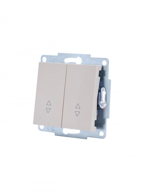 Переключатель проходной 2-кл. СП Vesna механизм крем. LEZARD 742-0388-106 742-0388-106