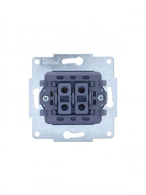 Переключатель проходной 2-кл. СП Vesna механизм крем. LEZARD 742-0388-106 742-0388-106