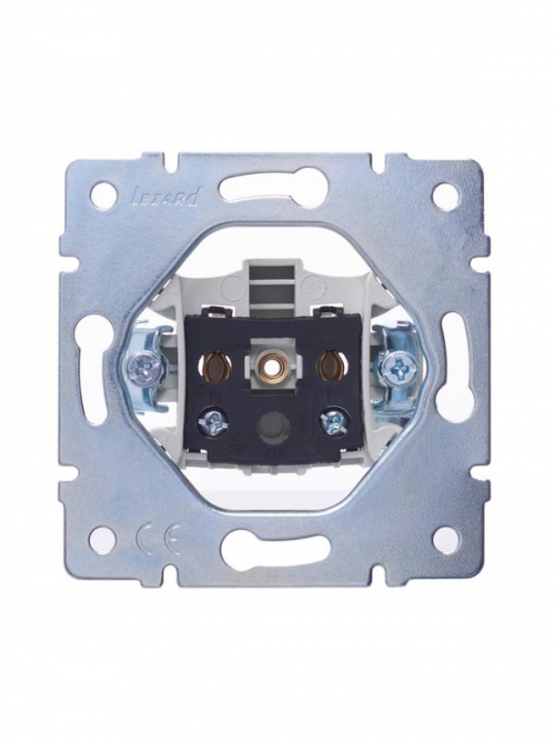 Розетка 1-м СП Vesna без заземл. ПБТ механизм крем. LEZARD 742-0388-121B 742-0388-121B