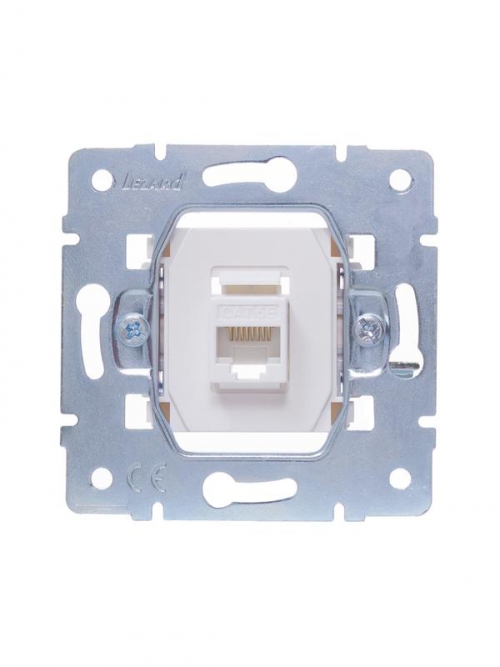 Розетка компьютерная 1-м СП Vesna механизм крем. LEZARD 742-0388-139 742-0388-139