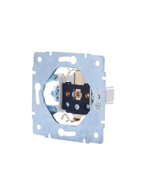 Розетка 1-м СП Vesna с заземл. защ. шторки ПБТ механизм крем. LEZARD 742-0388-124B 742-0388-124B