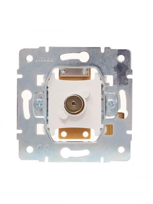 Розетка телевизионная оконечная TV 1-м СП Vesna механизм кремов. LEZARD 742-0388-130 742-0388-130