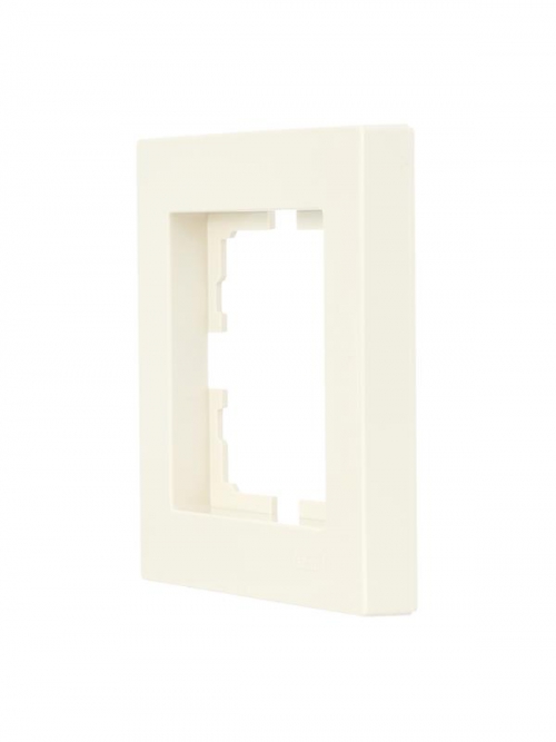 Рамка 1-местн. горизонт. VESNA кремов. LEZARD 742-0300-146 742-0300-146