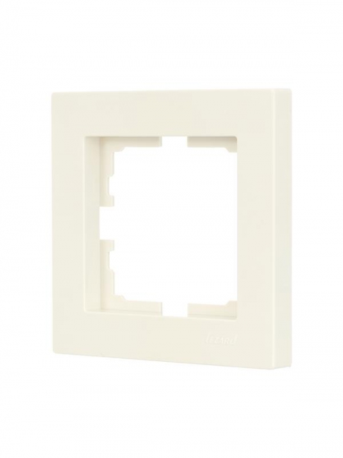 Рамка 1-местн. горизонт. VESNA кремов. LEZARD 742-0300-146 742-0300-146