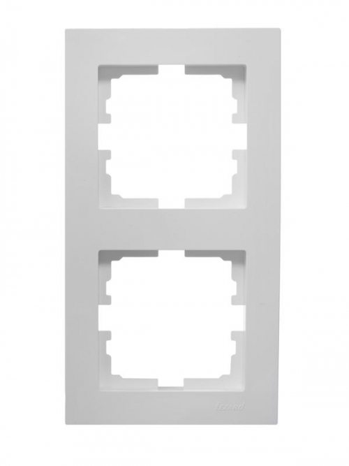 Рамка 2-местн. вертик. VESNA бел. LEZARD 742-0200-152 742-0200-152