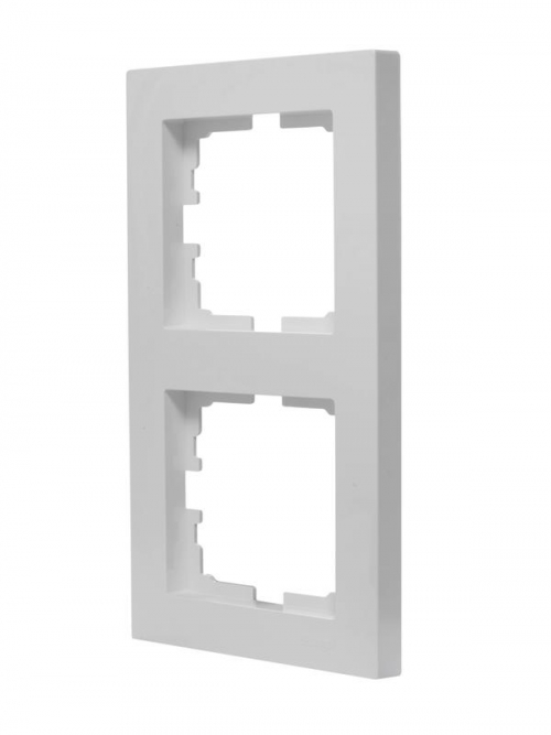 Рамка 2-местн. вертик. VESNA бел. LEZARD 742-0200-152 742-0200-152
