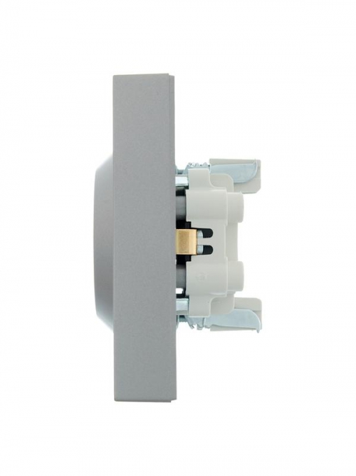 Розетка 2-м СП VESNA с заземл. ПБТ платина LEZARD 742-3500-127B 742-3500-127B