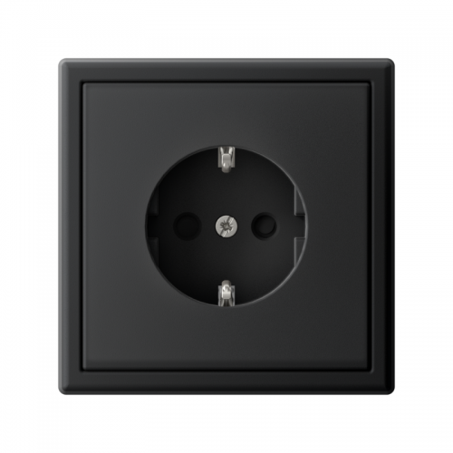 Розетка ArtGallery 16А с заземл. со шторками быстрозажим. клем. механизм карбон SE GAL001045S GAL001045S