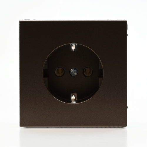 Розетка ArtGallery 16А с заземл. быстрозажим. клем. механизм мокко SE GAL000643S GAL000643S