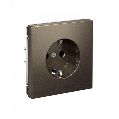 Розетка ArtGallery 16А с заземл. быстрозажим. клем. механизм мокко SE GAL000643S GAL000643S