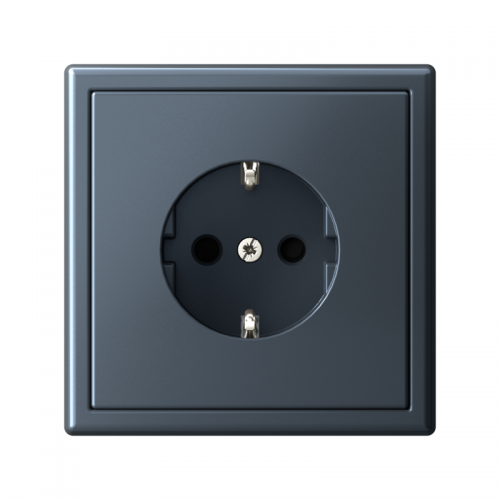 Розетка ArtGallery 16А с заземл. со шторками быстрозажим. клем. механизм грифель SE GAL000745S GAL000745S