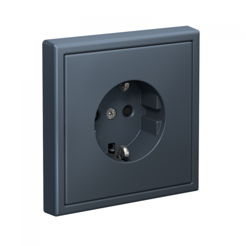Розетка ArtGallery 16А с заземл. со шторками быстрозажим. клем. механизм грифель SE GAL000745S GAL000745S
