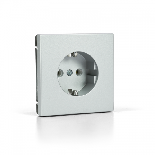 Розетка ArtGallery 16А с заземл. быстрозажим. клем. механизм алюм. SE GAL000343S GAL000343S