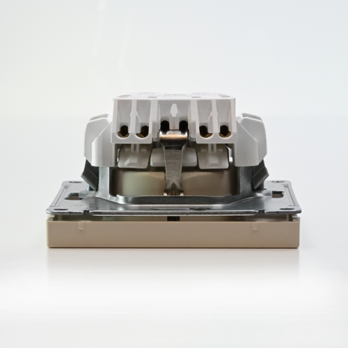 Розетка ArtGallery 16А с заземл. со шторками быстрозажим. клем. механизм песочн. SE GAL001245S GAL001245S