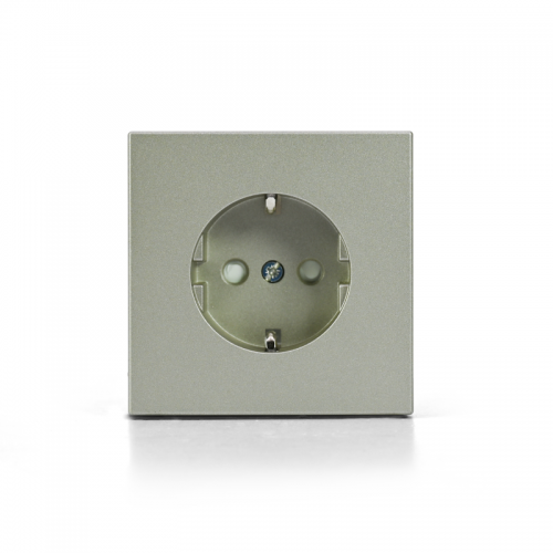 Розетка ArtGallery 16А с заземл. со шторками быстрозажим. клем. механизм шампань SE GAL000545S GAL000545S