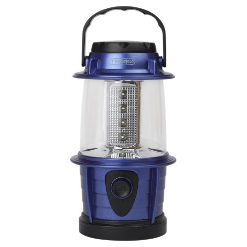 Фонарь светодиодный кемпинговый KB-101 12LED элементы питания 3хAA (не в компл.) син. металлик Трофи Б0054482 Б0054482