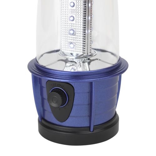 Фонарь светодиодный кемпинговый KB-101 12LED элементы питания 3хAA (не в компл.) син. металлик Трофи Б0054482 Б0054482